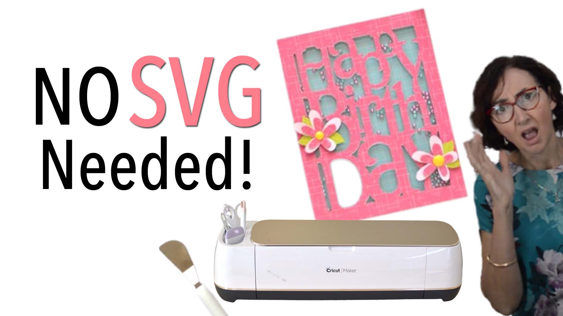 How to Make a FABULOUS A2 Cricut Sentiment Shaker Card in Design Space + Video!