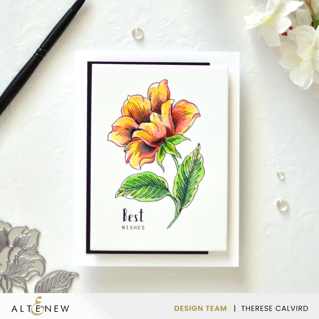 Altenew - Dainty Flower Garden - Artists Watercolors - BetterPress (card video) (7) copy