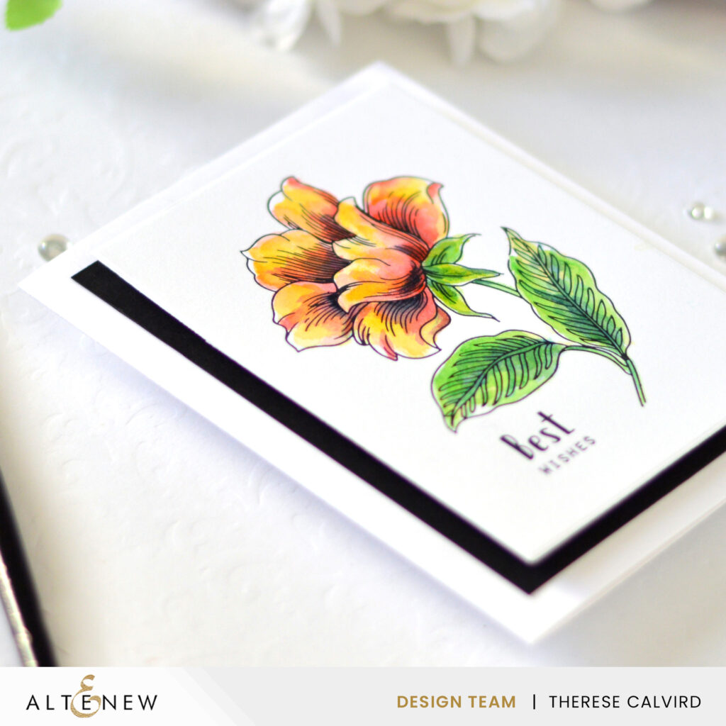 Altenew - Dainty Flower Garden - Artists Watercolors - BetterPress (card video) (7) copy