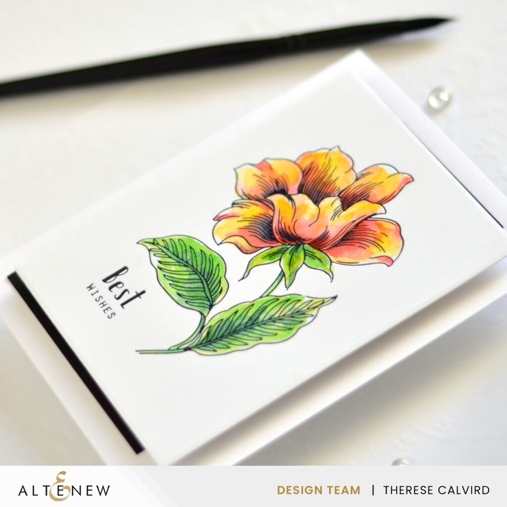 Altenew - Dainty Flower Garden - Artists Watercolors - BetterPress (card video) (7) copy