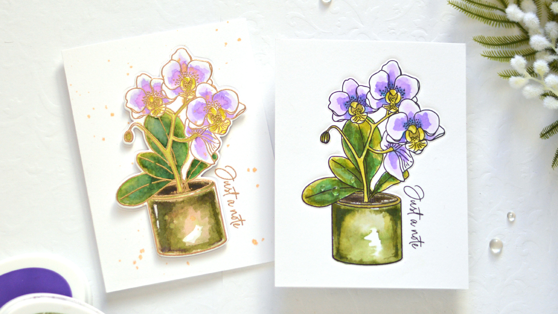 Get the Watercolor Look? It’s EASY Using Dye Inks!