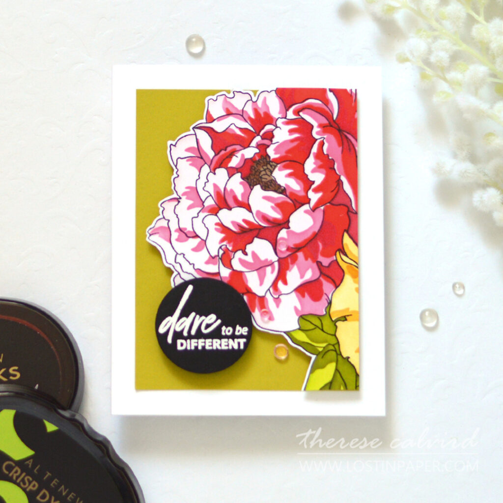 Therese Calvird - Billowing Peonies - Altenew - LIVE Card Video (7)