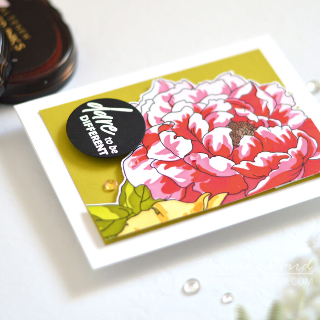 Therese Calvird - Billowing Peonies - Altenew - LIVE Card Video (7)