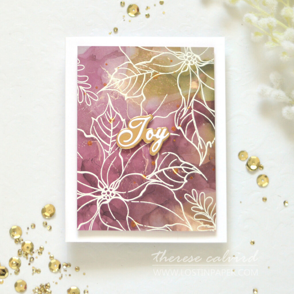 Therese Calvird - Case Me A Christmas Card 2023 - ASD - Festive Poinsettia (card) (1)
