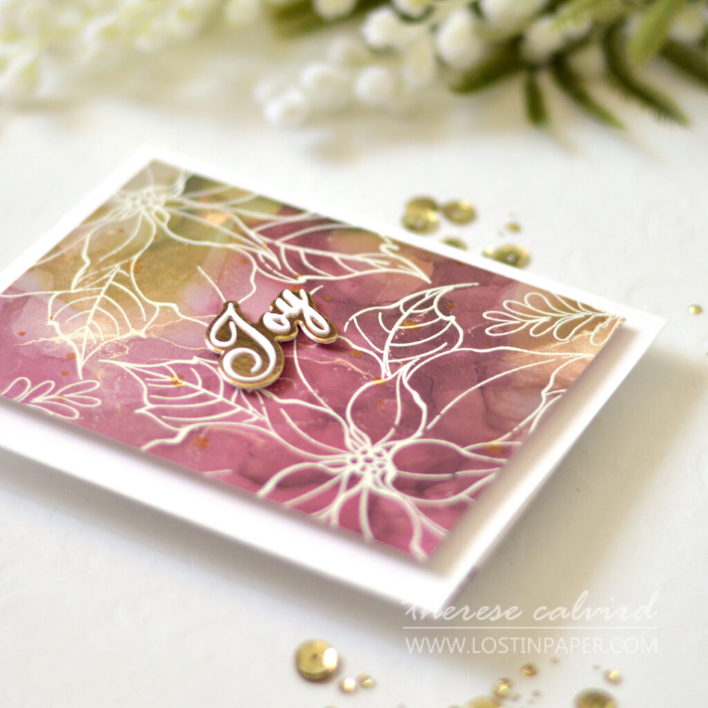 Therese Calvird - Case Me A Christmas Card 2023 - ASD - Festive Poinsettia (card) (1)