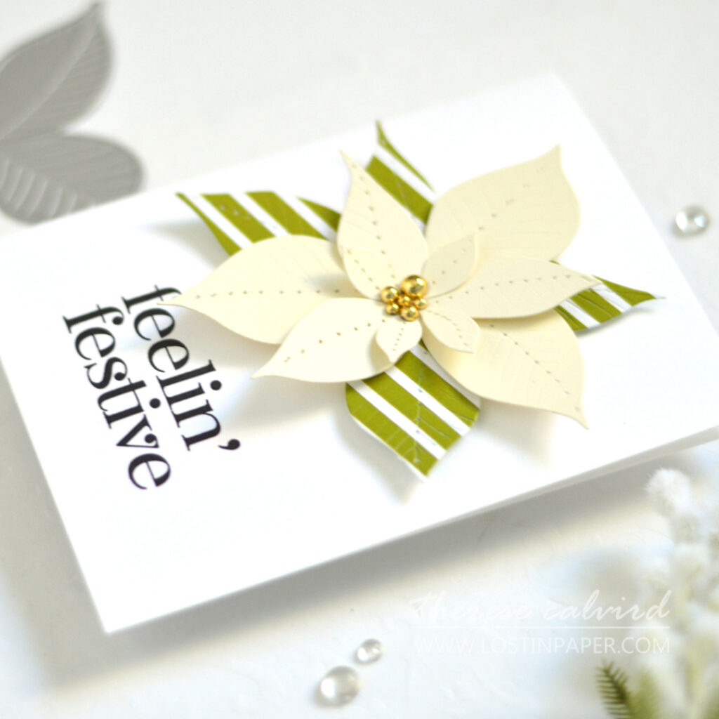Therese Calvird - Same But Different Christmas Card Series 2023 - Poinsettias (card video) (1)