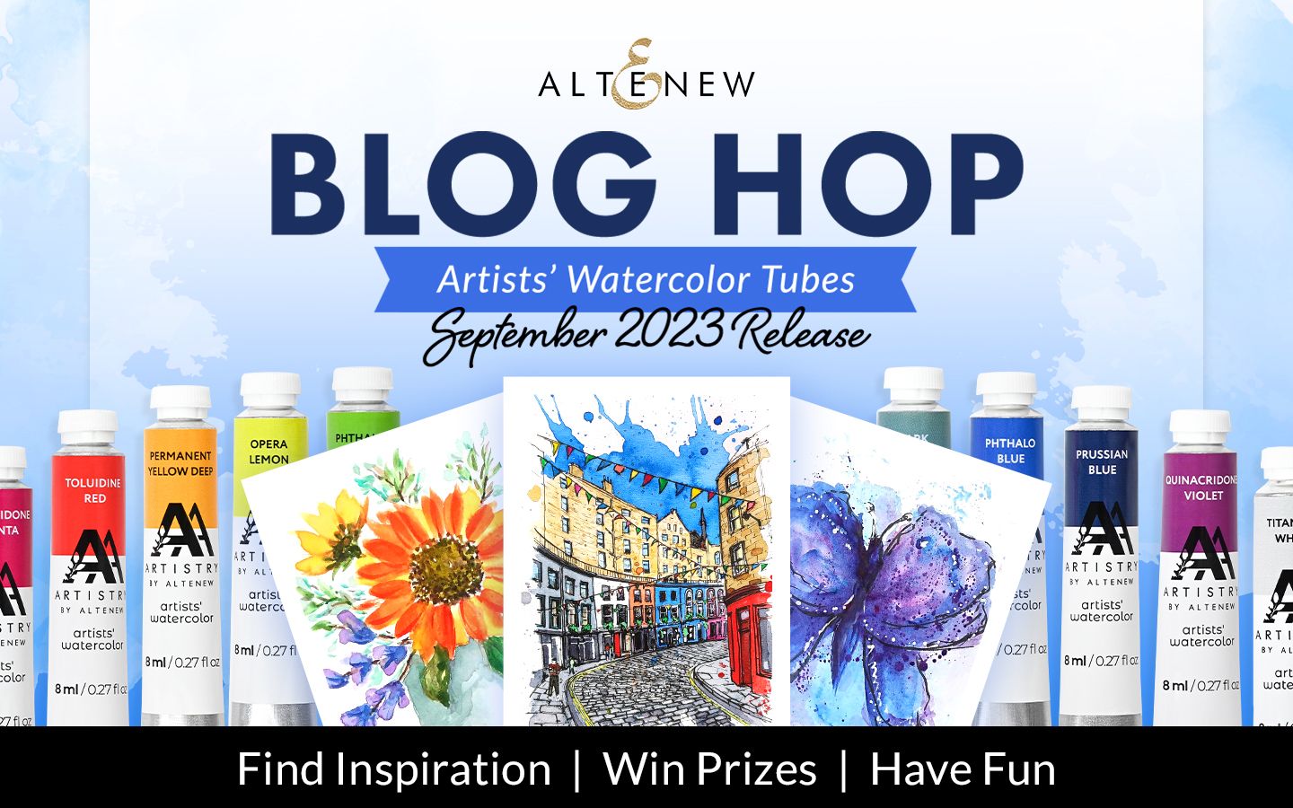 Artistry by Altenew 2023 Artists’ WatercolorTubes + Giveaway ($300 in Total Prizes)!