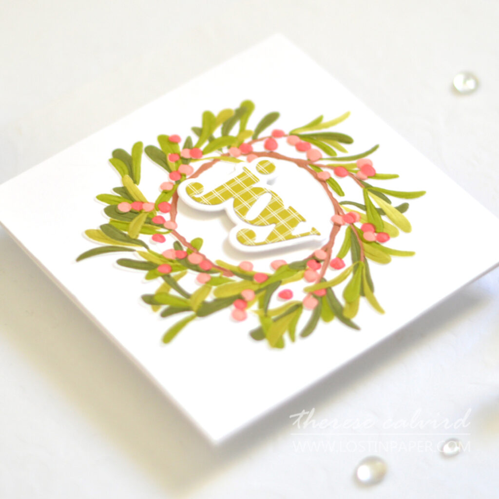 Therese Calvird Same But Different Christmas Card Series 2023 - No Stamping Allowed (card video) (1)