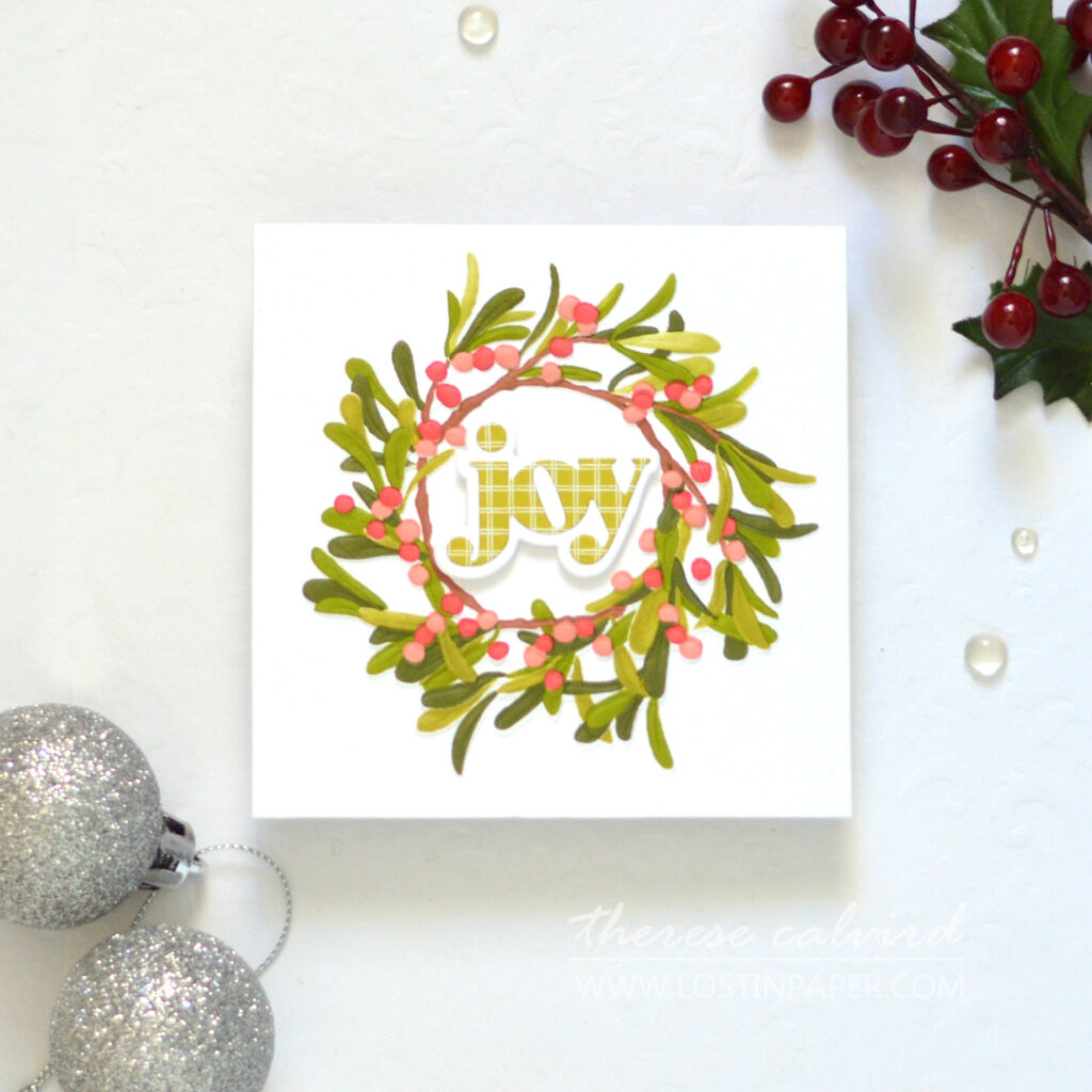 Therese Calvird Same But Different Christmas Card Series 2023 - No Stamping Allowed (card video) (1)