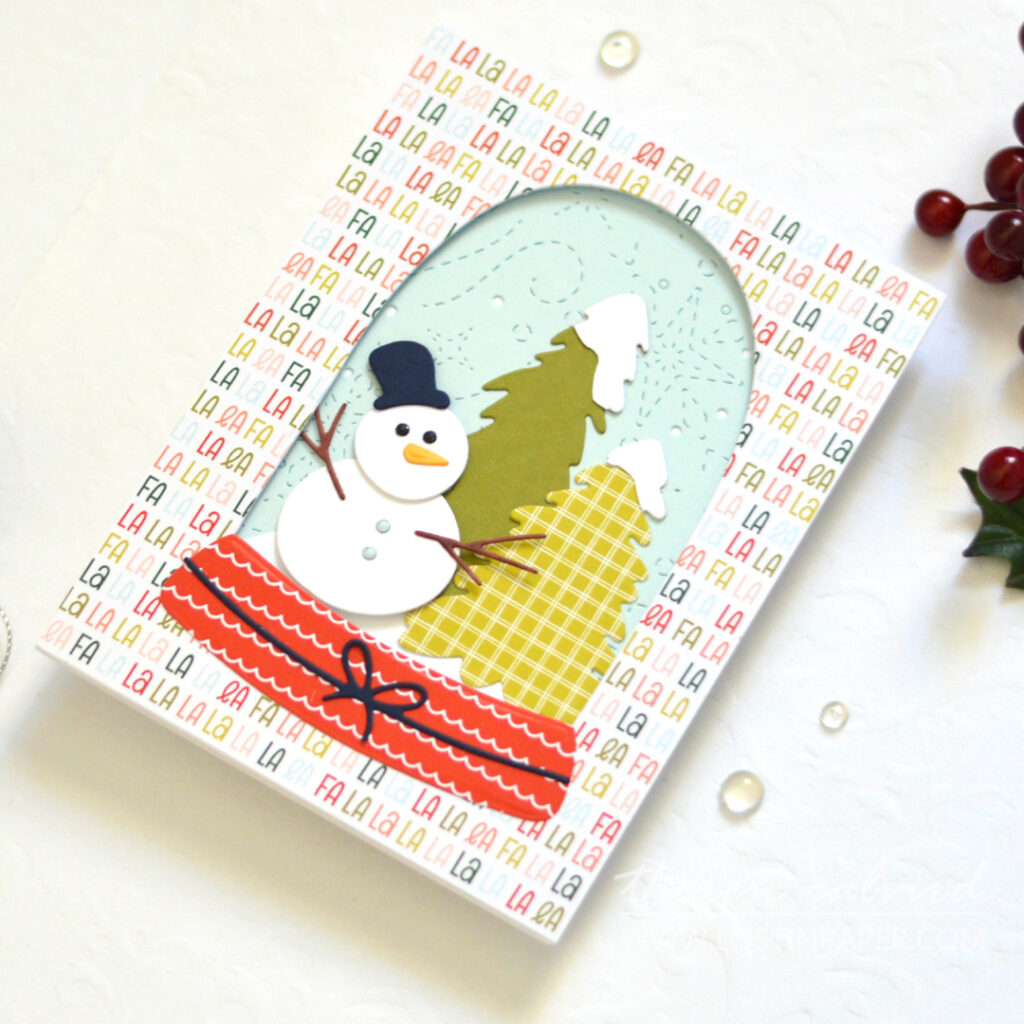 Therese Calvird Same But Different Christmas Card Series 2023 - No Stamping Allowed (card video) (1)