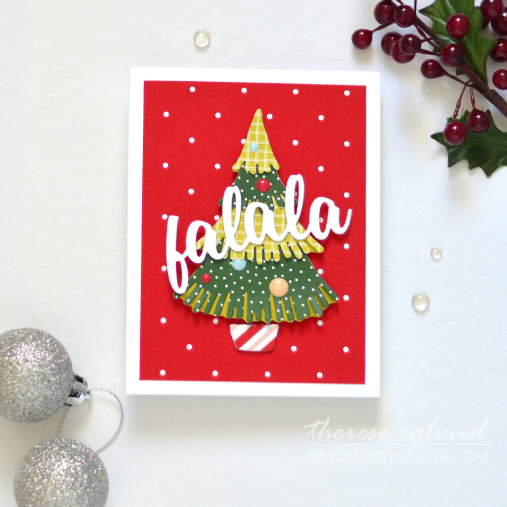 Therese Calvird Same But Different Christmas Card Series 2023 - No Stamping Allowed (card video) (1)