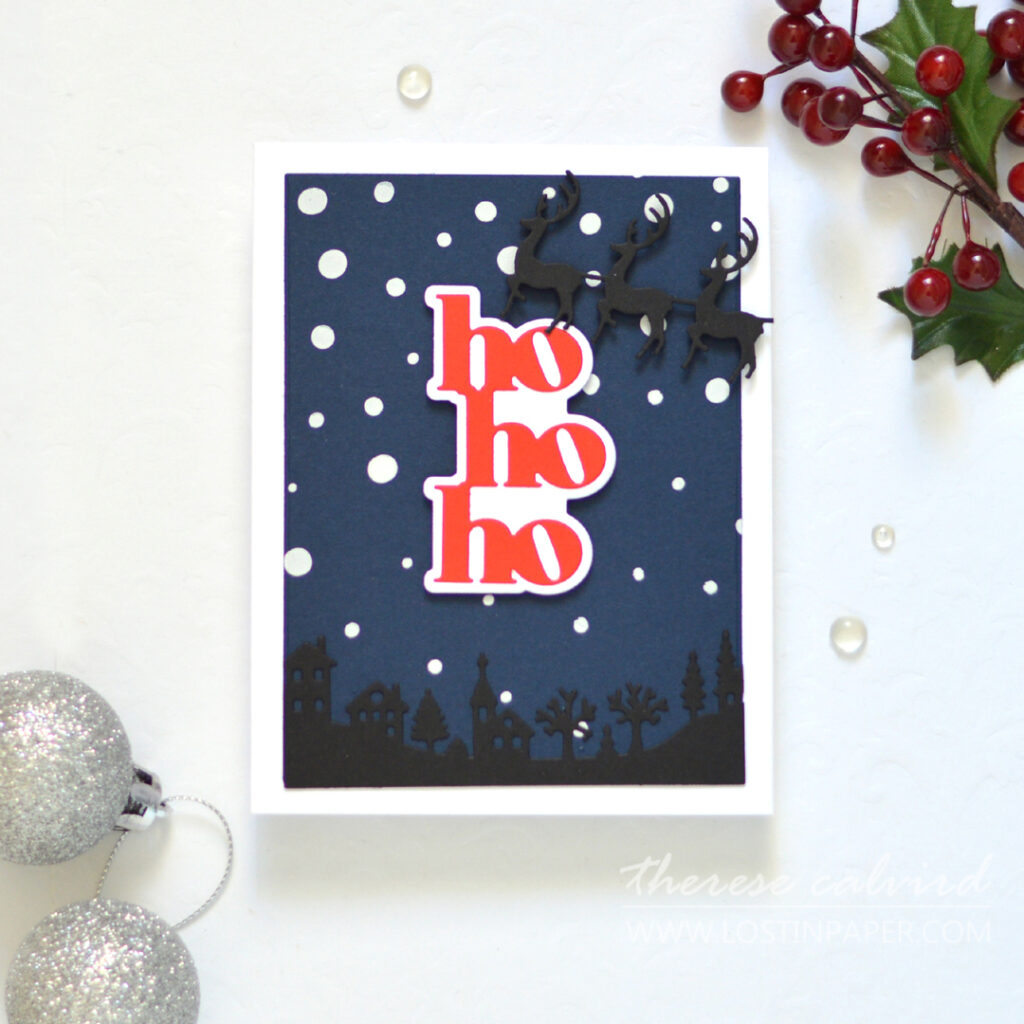 Therese Calvird Same But Different Christmas Card Series 2023 - No Stamping Allowed (card video) (1)