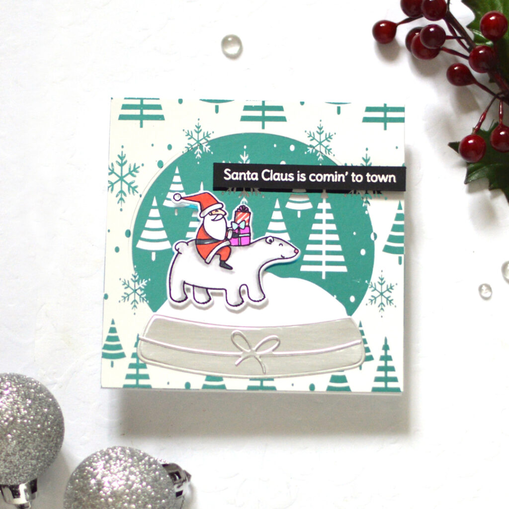 Therese Calvird - Same But Different Christmas Card Series 2023 - Using up Backgrounds (card video) (1)
