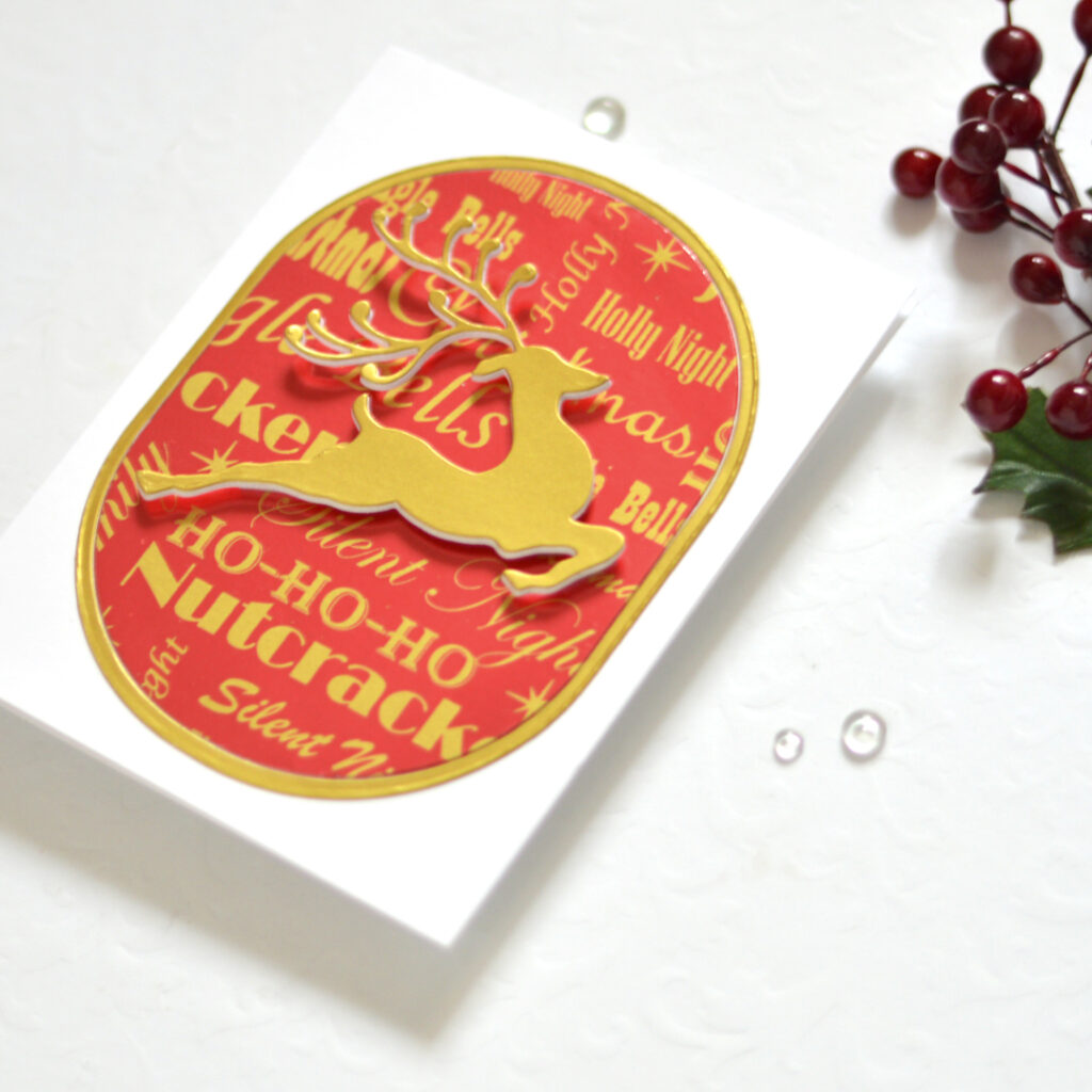 Therese Calvird - Same But Different Christmas Card Series 2023 - Using up Backgrounds (card video) (1)