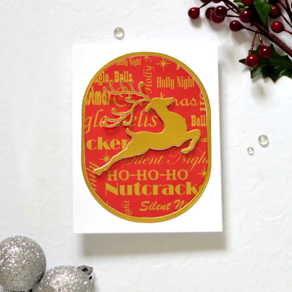 Therese Calvird - Same But Different Christmas Card Series 2023 - Using up Backgrounds (card video) (1)
