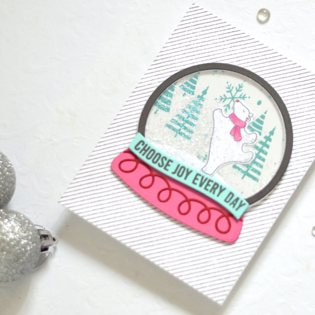 Therese Calvird - Same But Different Christmas Card Series 2023 - Using up Backgrounds (card video) (1)