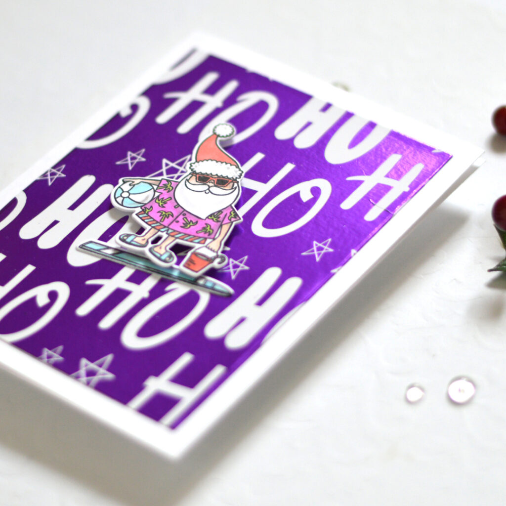 Therese Calvird - Same But Different Christmas Card Series 2023 - Using up Backgrounds (card video) (1)