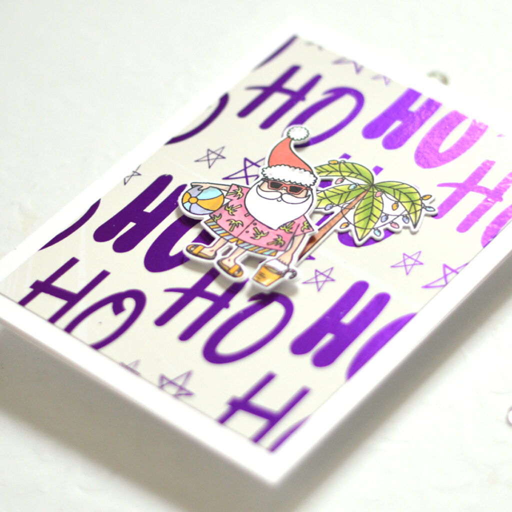 Therese Calvird - Same But Different Christmas Card Series 2023 - Using up Backgrounds (card video) (1)