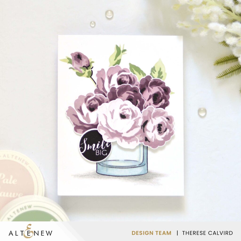 Altenew - Dynamic Duo - Dainty Roses - Versatile Vases 2 - Circled Sentiments (card) (3) copy