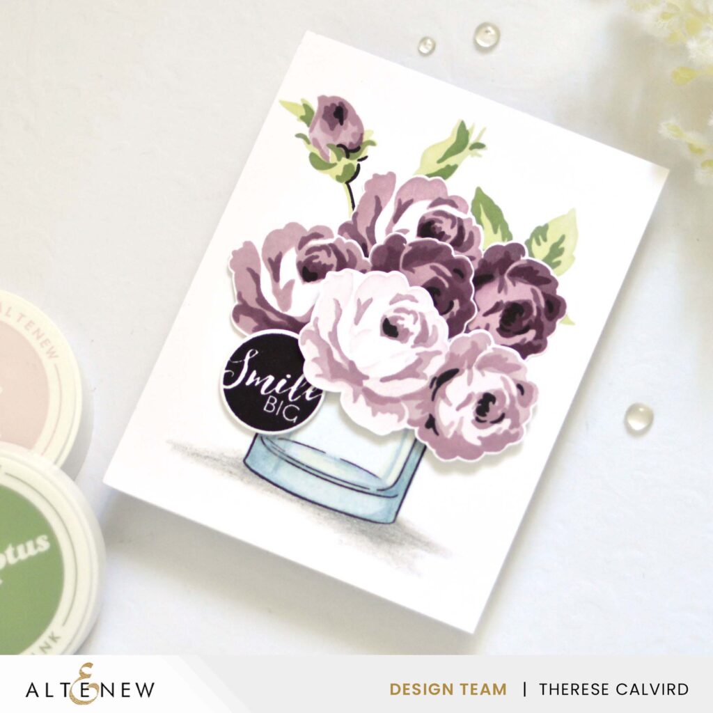 Altenew - Dynamic Duo - Dainty Roses - Versatile Vases 2 - Circled Sentiments (card) (3) copy