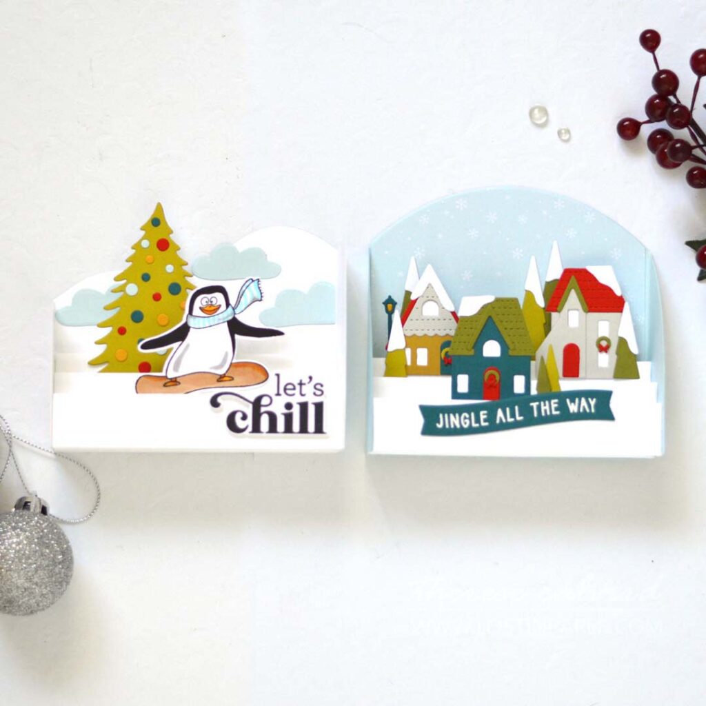 Therese Calvird - Same But Different Christmas Card Series 2023 - Interactive cards (card video) (1)