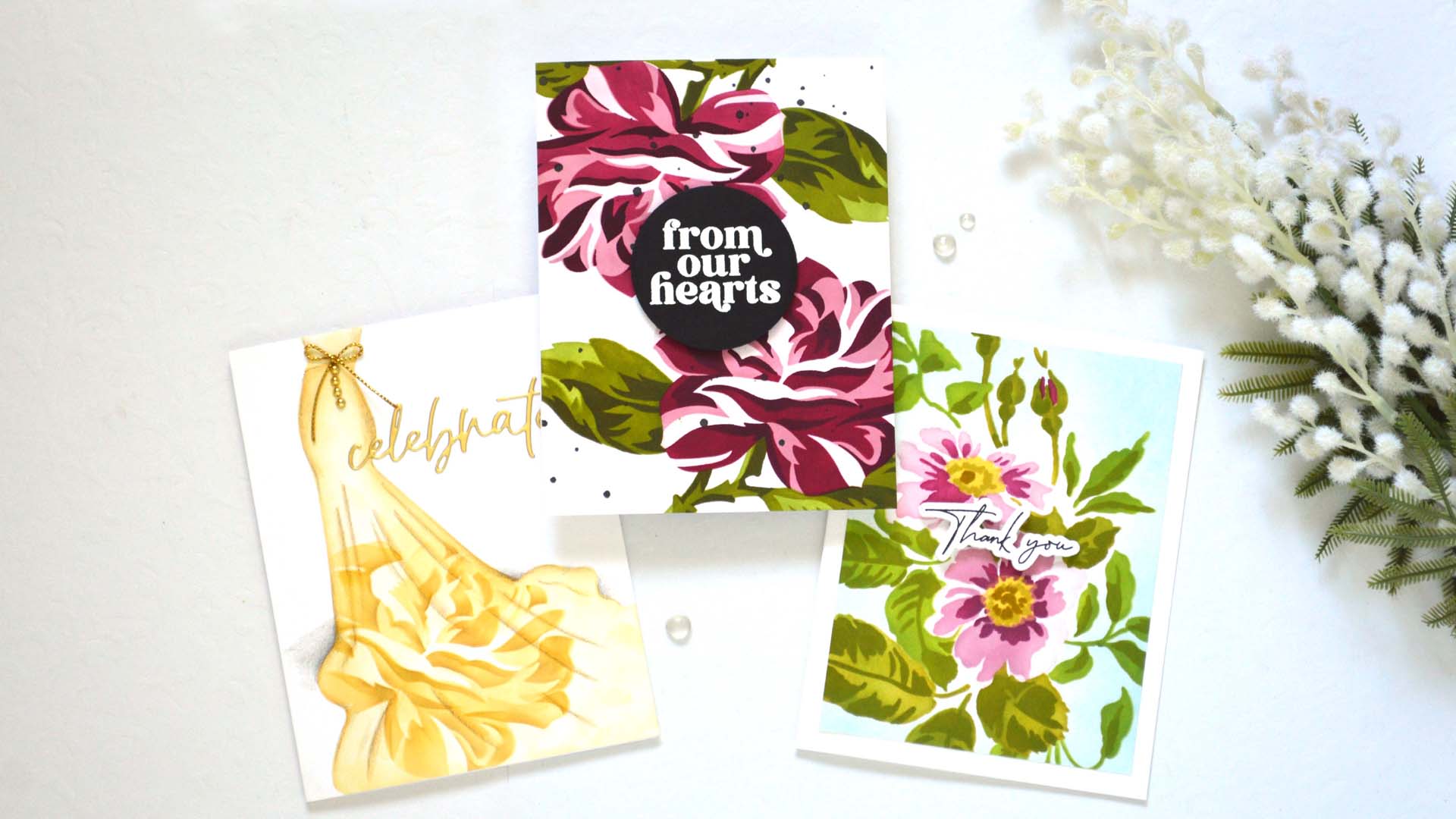 3 BEAUTIFUL Stencil Ideas to Inspire! Celebrating a New Altenew Blog Hop + Giveaway!