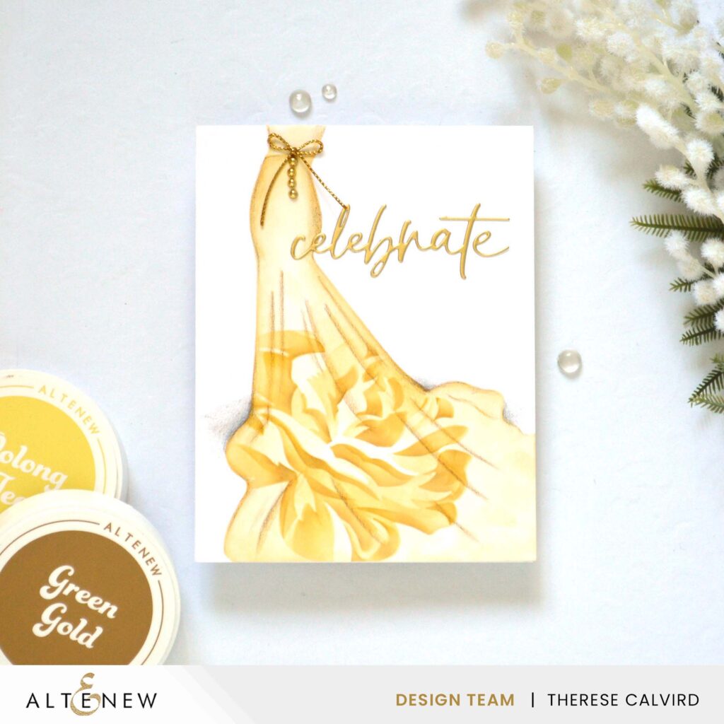 Altenew - Mega Blossom Stencil - Enchanted Beginnings Stencil - Sweet Sentiments (card) (4) copy