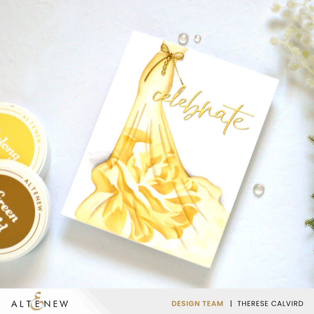 Altenew - Mega Blossom Stencil - Enchanted Beginnings Stencil - Sweet Sentiments (card) (4) copy