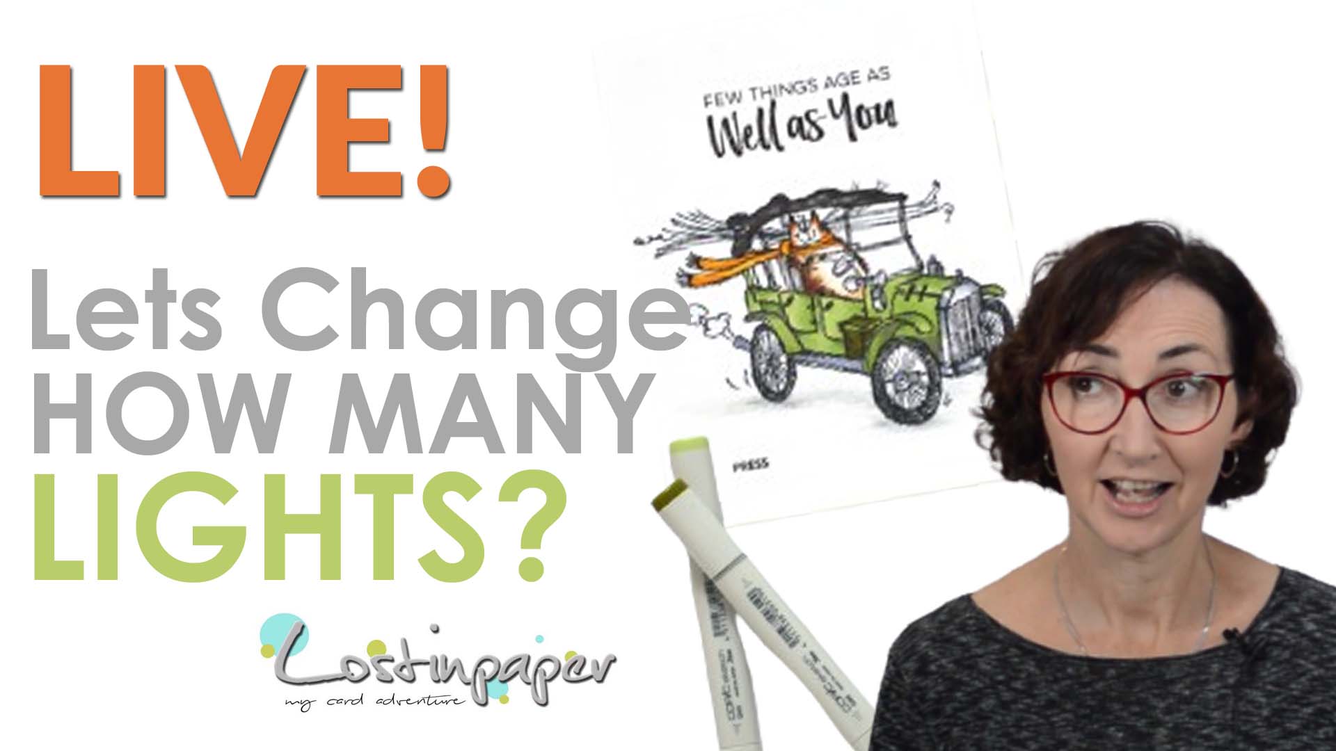Card Making Tips & Tricks, How to Change the Number of LED LIGHTS! – LIVE Video!