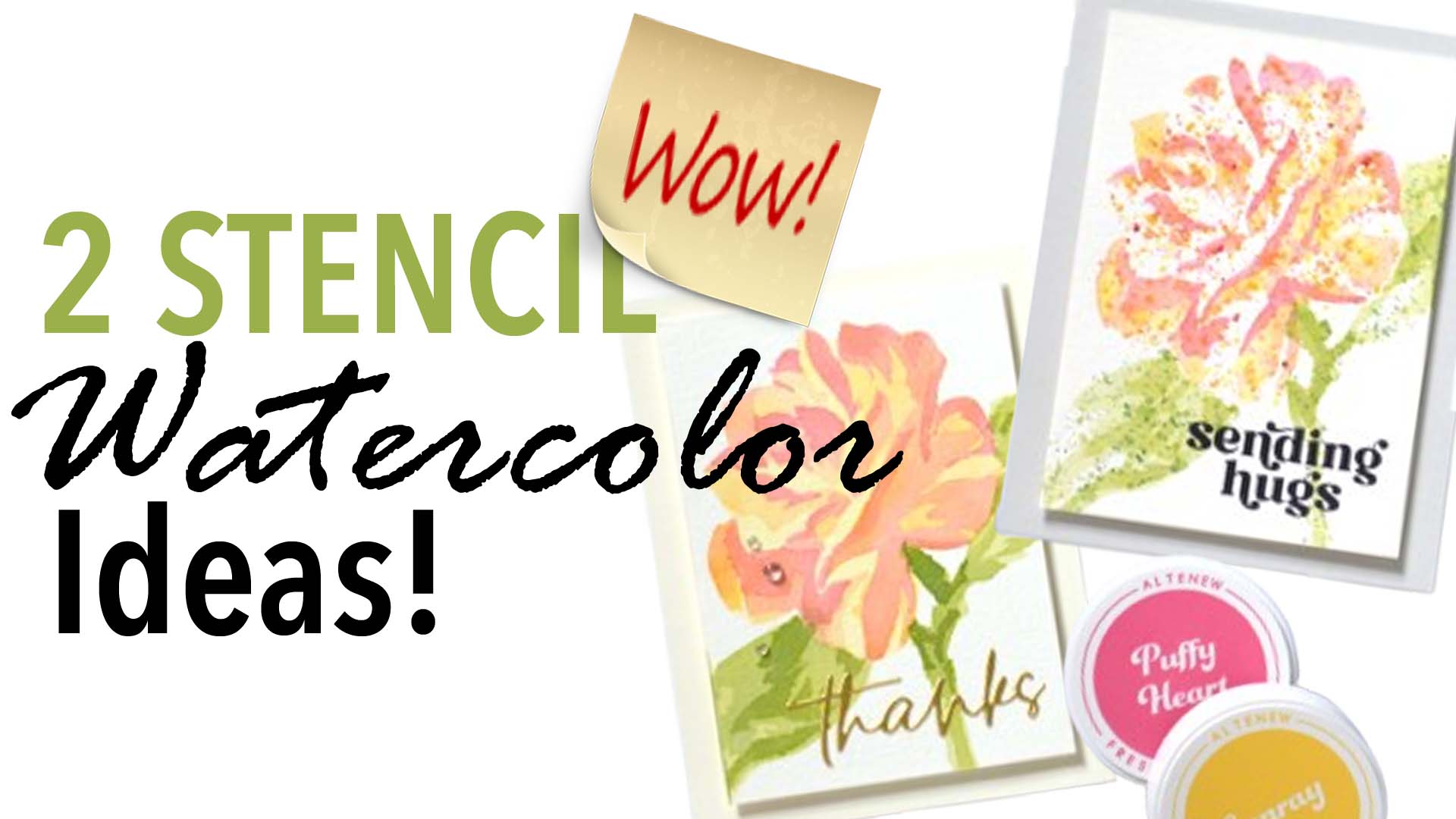 Master Watercolor Layering Stencils with These 5 Essential TIPS! (+ Video)!