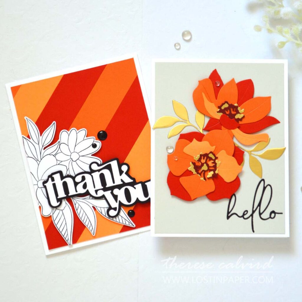 Therese Calvird - Lostinpaper - Color Challenge - Altenew - LIVE (card video) (6)