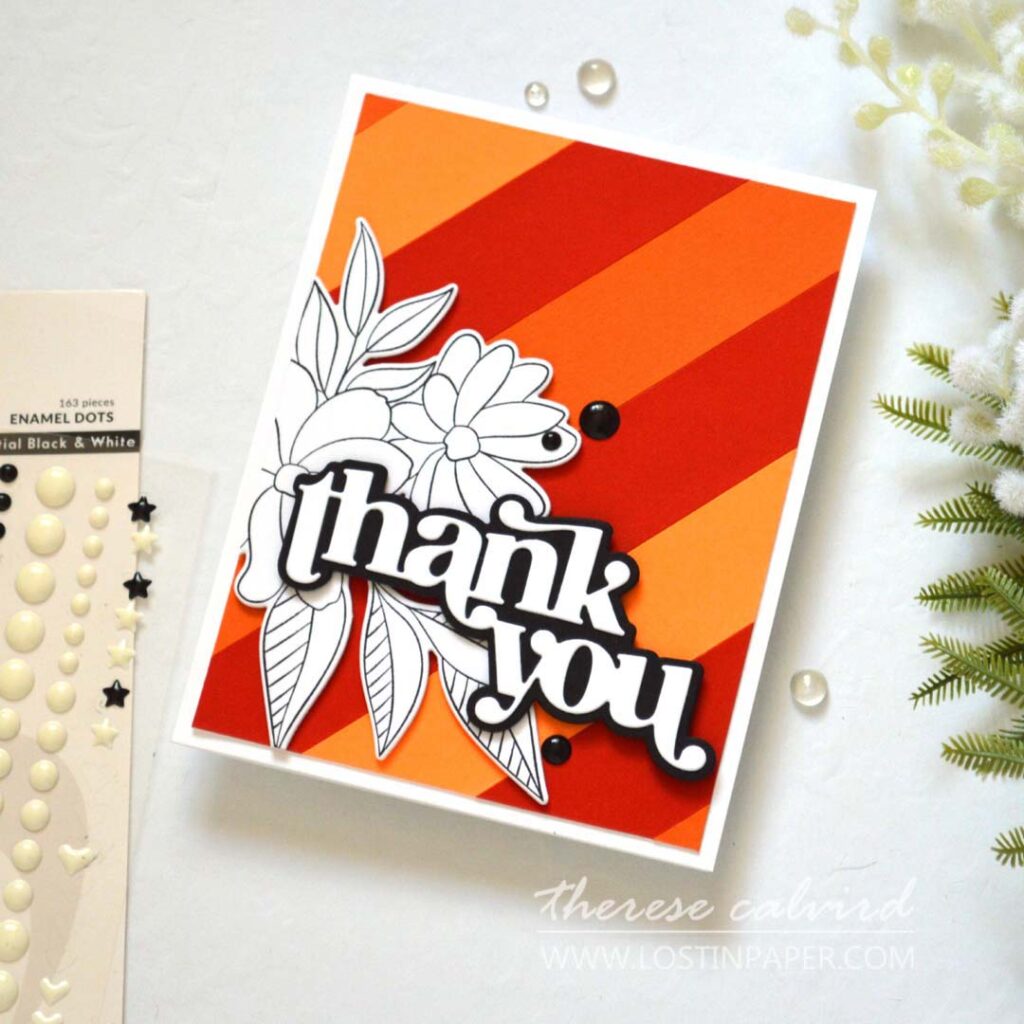 Therese Calvird - Lostinpaper - Color Challenge - Altenew - LIVE (card video) (6)