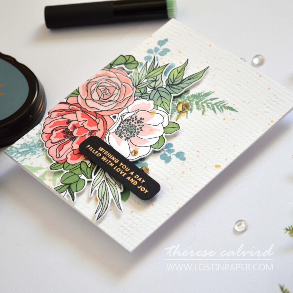 Altenew - Essential Textures Rustic Burlap - Eclectic Bouquet - Plants & Vases - Featured Sentiments - Take 2 With Therese (card video) (1)