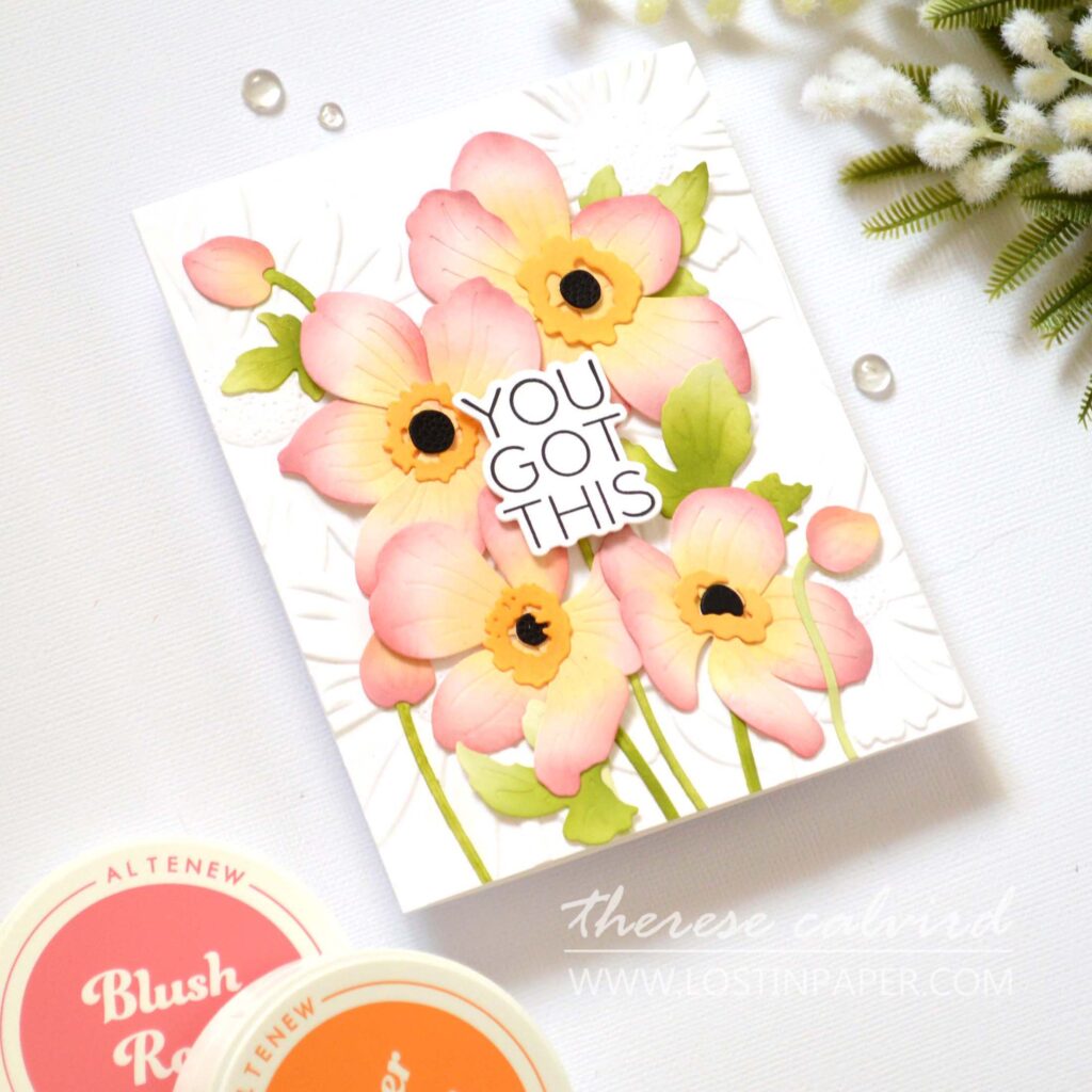 Altenew - Japanese Anemones - Daisies - Blushberry Bliss - Sun-Kissed Delights - Jade Dreams (cards) (1)