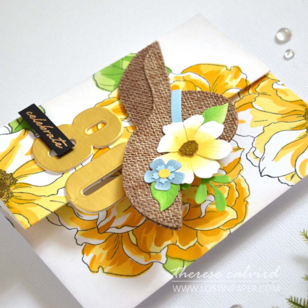Therese Calvird - Fun Fold Floral Birthday Card (card) (1)