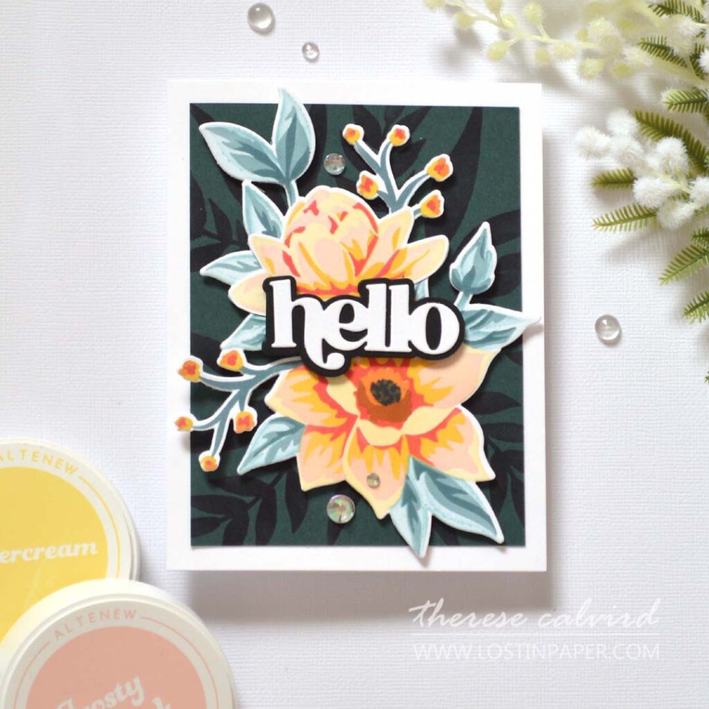 Therese Calvird - Ink Blending - Step it Up - Altenew Charming Delight (Live card video) (1)