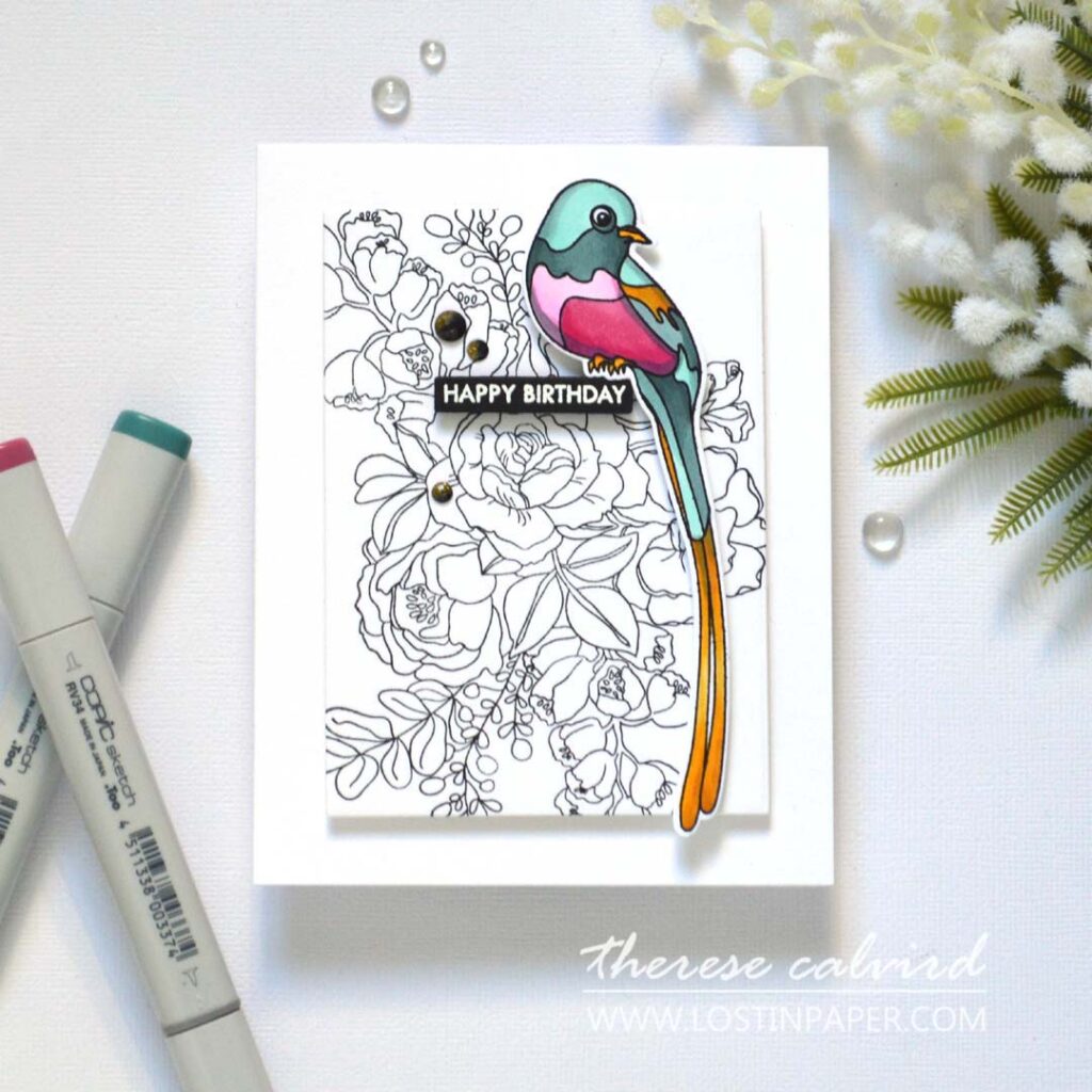 Alex-Syberia-Designs - Birthday Bouquet - Avian Allure - Therese Calvird (cards) (1)