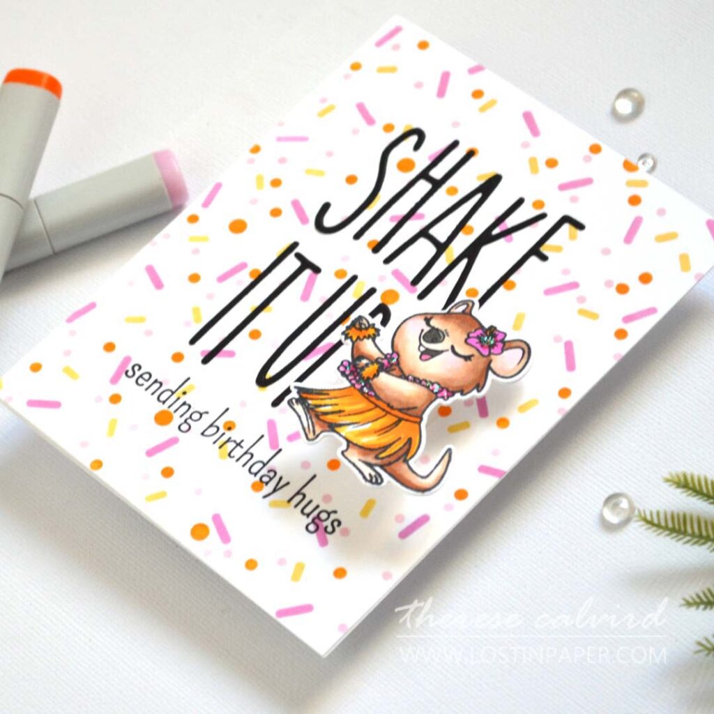 Therese Calvird - Lostinpaper - Same But Different - Alphabet Die Hacks (card making video) (1)