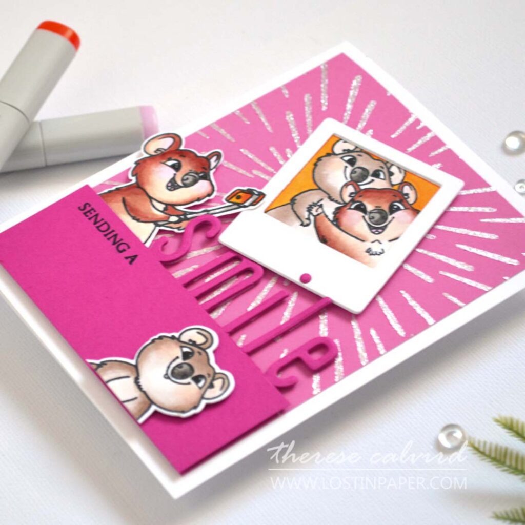 Therese Calvird - Lostinpaper - Same But Different - Alphabet Die Hacks (card making video) (1)