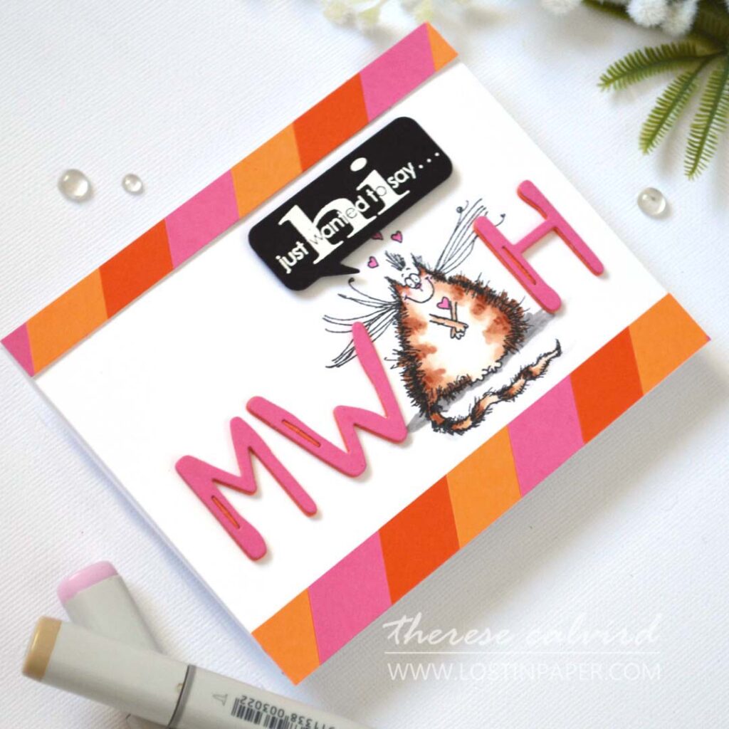 Therese Calvird - Lostinpaper - Same But Different - Alphabet Die Hacks (card making video) (1)