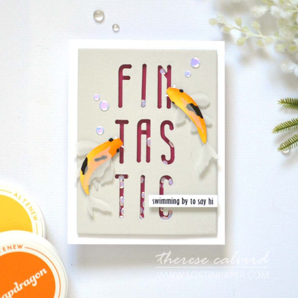 Therese Calvird - Lostinpaper - Same But Different - Alphabet Die Hacks (card making video) (1)