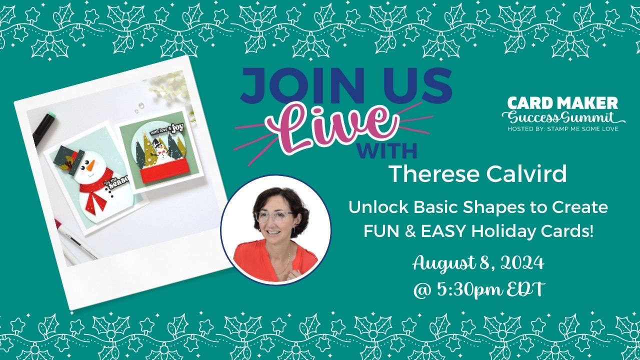 How to Use Basic Shapes to Create FUN & Easy Holiday Cards Using Basic Shapes!