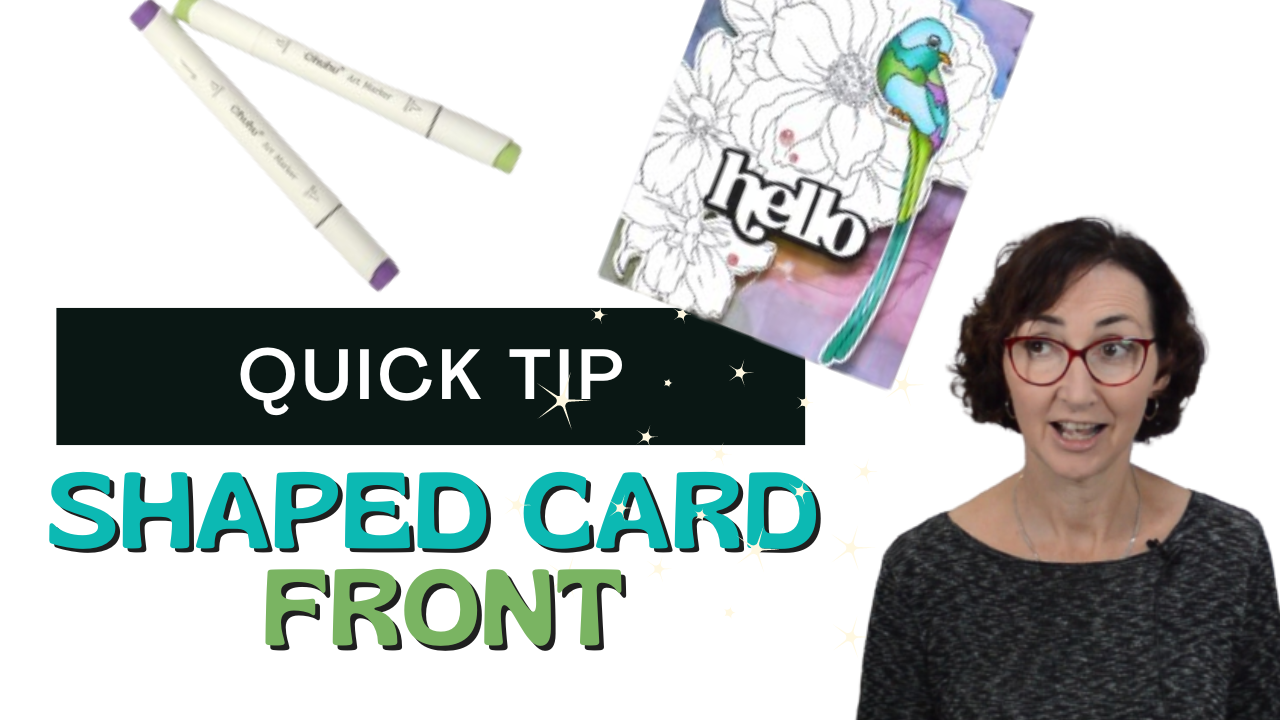 Quick Tips: How to Make a Shaped Card Front (+ Video)!