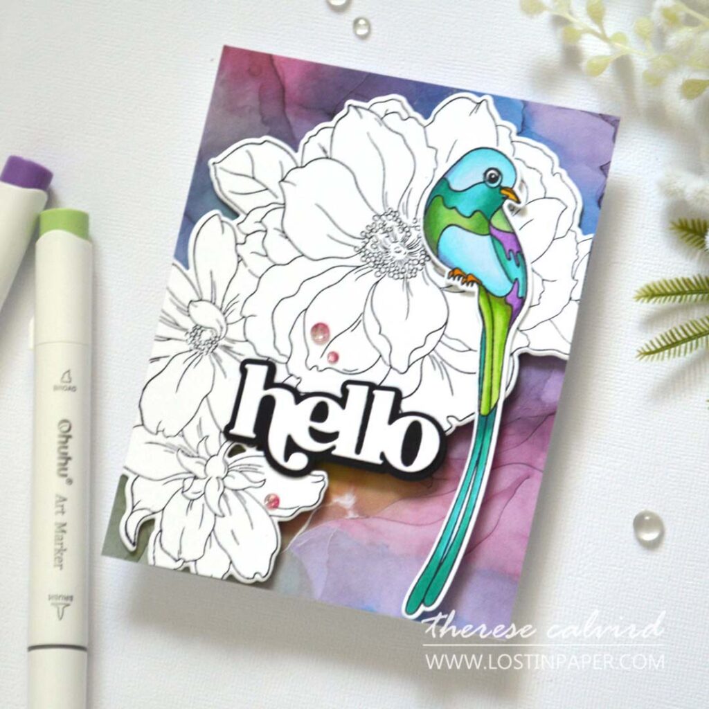 Therese Calvird - Quick Tip - Partial die cutting large die (card video) (1)