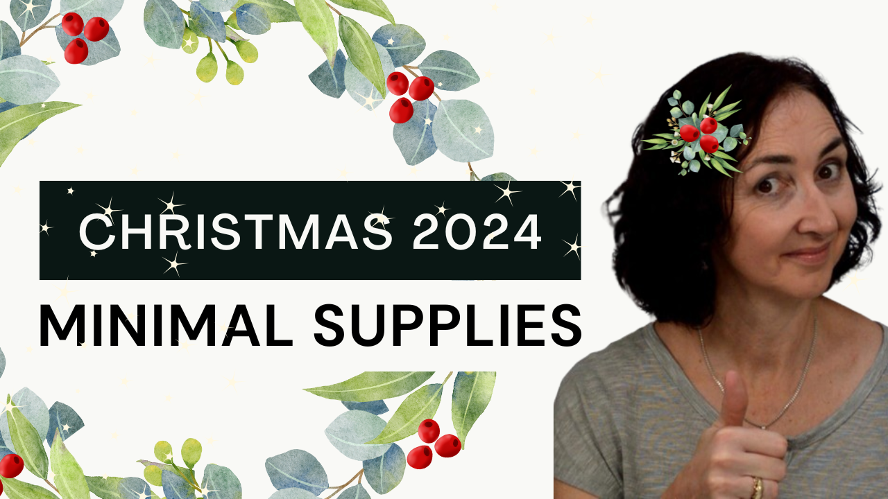 How to Make Unique Christmas Cards with Minimal Supplies – Drawing! (+ Video)!