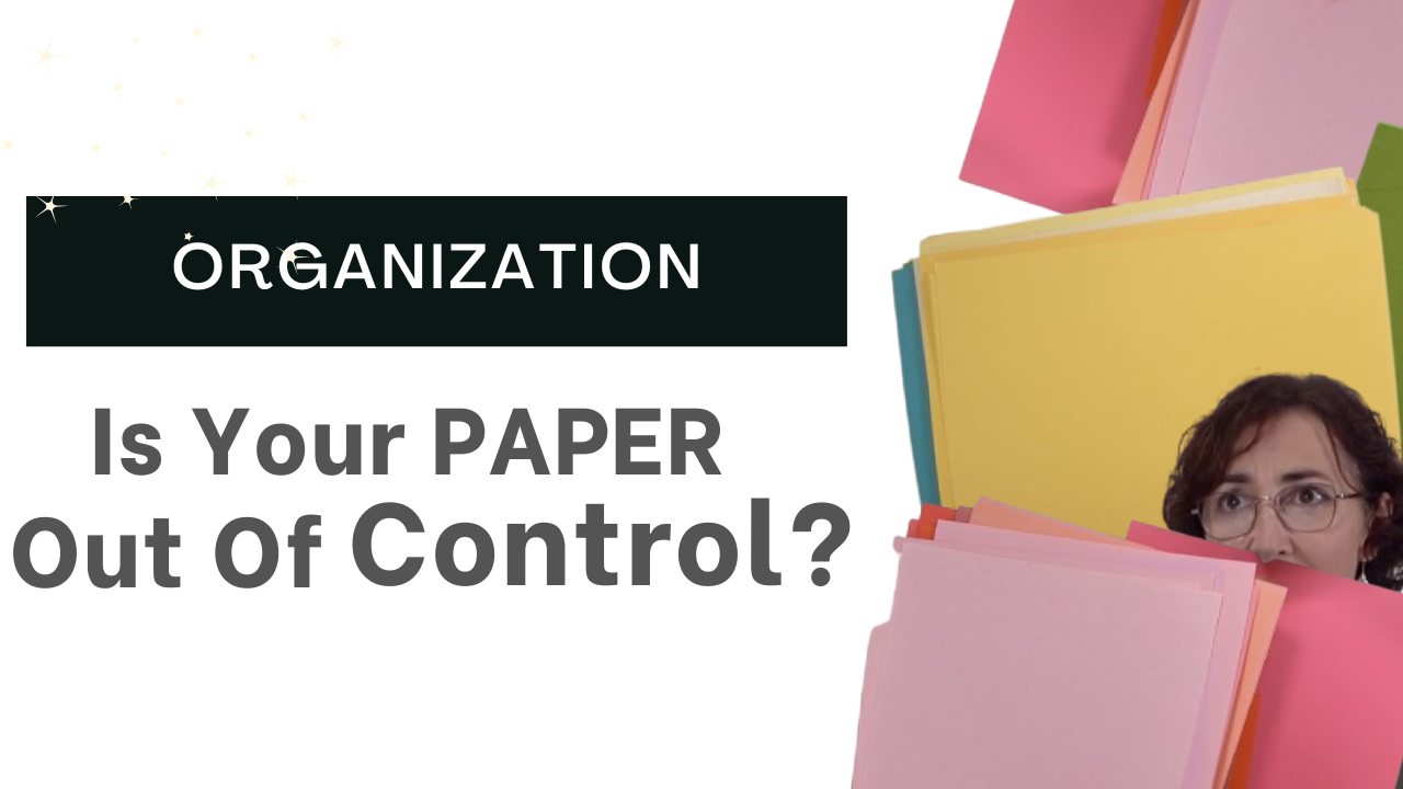 PAPER Organization Ideas to Save You Time! (+ Video)!