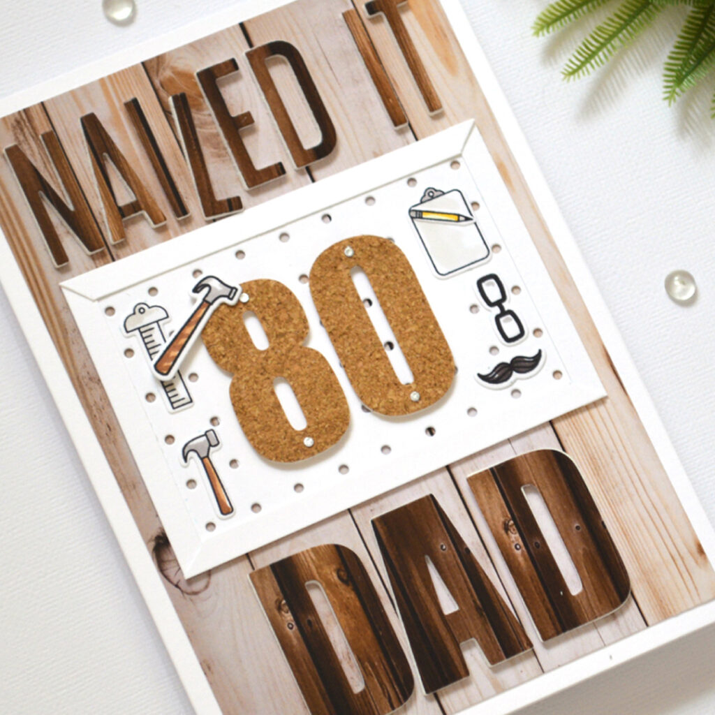 Therese Calvird - 5 X 7 Mens 80th Birthday Card - Wood worker (card video) (3) - Copy