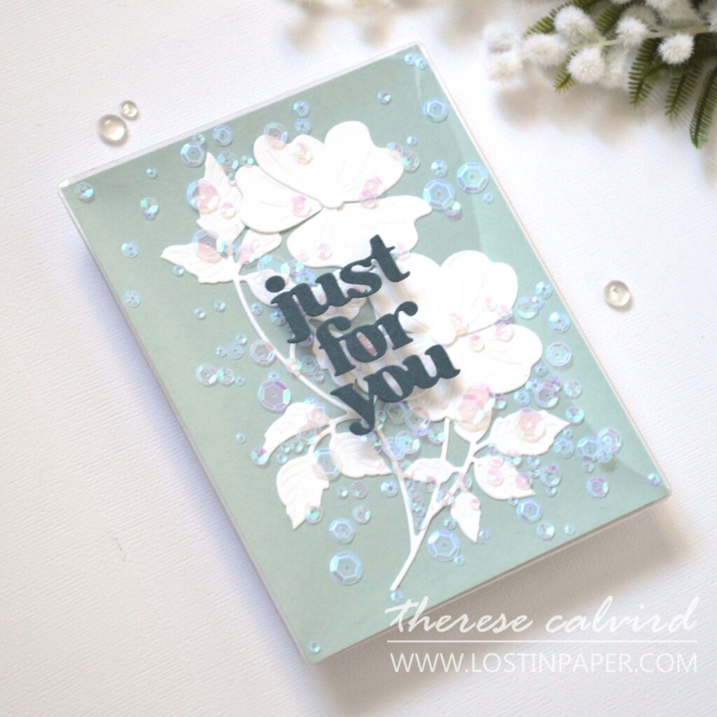 Altenew - Prairie Roses - Versatile Greetings 3 Die - Stellar Sequins - Clear Iridescent (cards) (8)