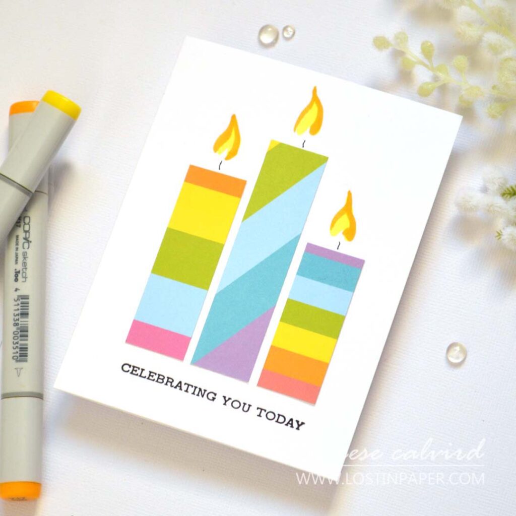 Therese Calvird - 5 Minute Card Ideas - Using Scrap Design Paper (card video) (10)