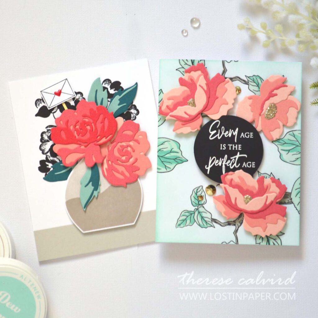 Modern-Floral-Cards-Using-Older-Supplies-Fresh-Ideas-for-Your-Stash - Therese Calvird (card video) (7)